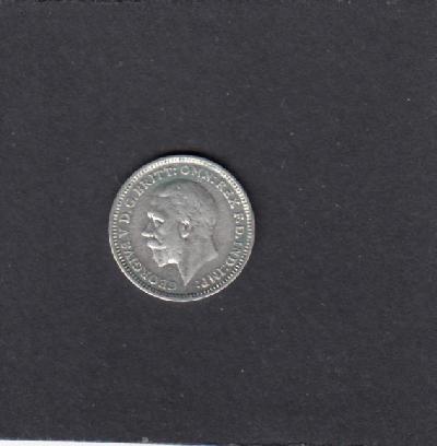 Beschrijving: 3 Pence  GEORGIUS V  